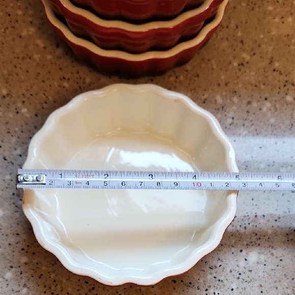 French ROCQ Brand Ceramic Ramekin Set - Picture 4 of 5